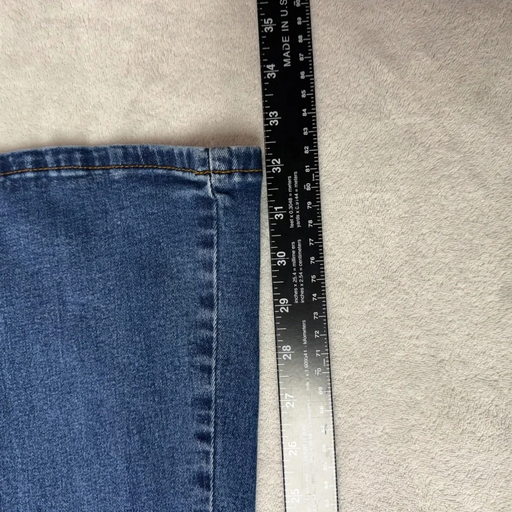 Rock & Roll Denim Womens High Rise Flare Jeans W28 L34 Medium Wash Blue